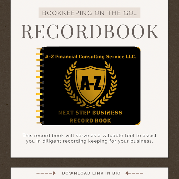 Next Step Business Record Book