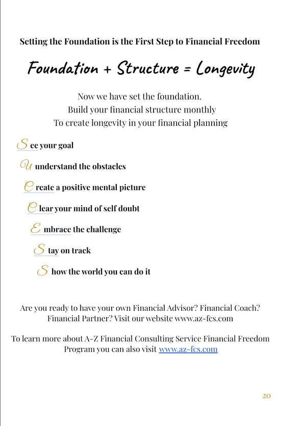 Financial Freedom Planner