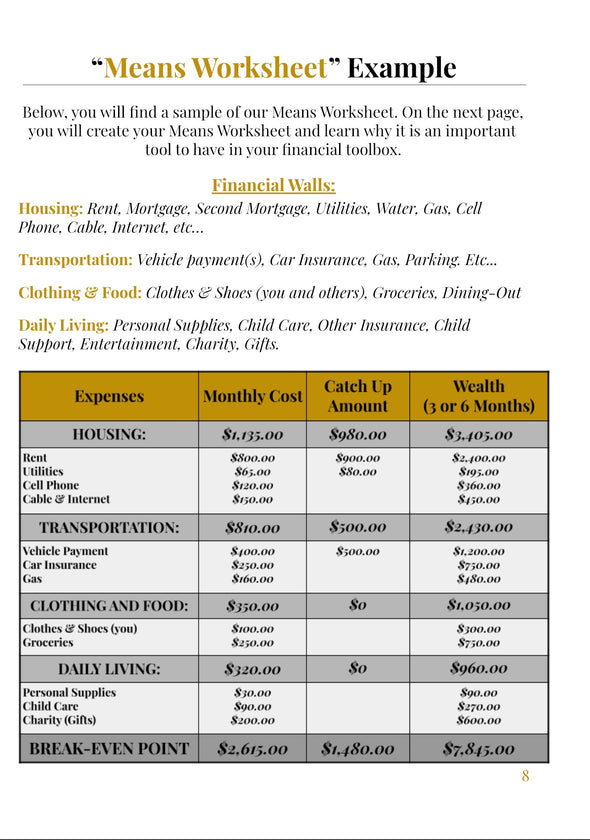 Financial Freedom Planner